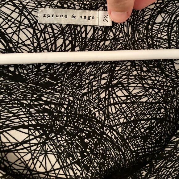 Spruce and Sage Eclipse Fit & Flare Dress 2x (16-18) $14 - Picture 5 of 5